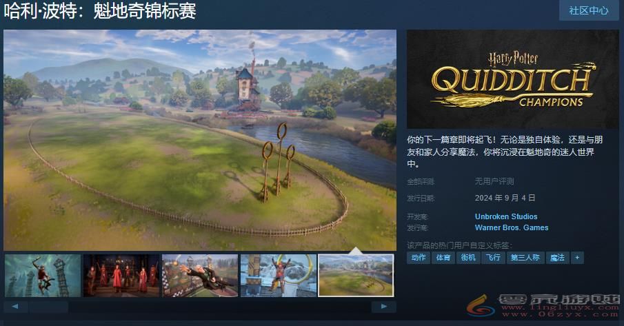 《哈利·波特：魁地奇锦标赛》Steam页面上线 支持简繁体中文(图1)