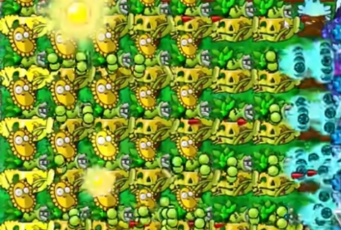 《植物大战僵尸杂交版》迷你游戏你看他们像柱子一样通关攻略(图6) 《植物大战僵尸杂交版》迷你游戏你看他们像柱子一样通关攻略(图6)