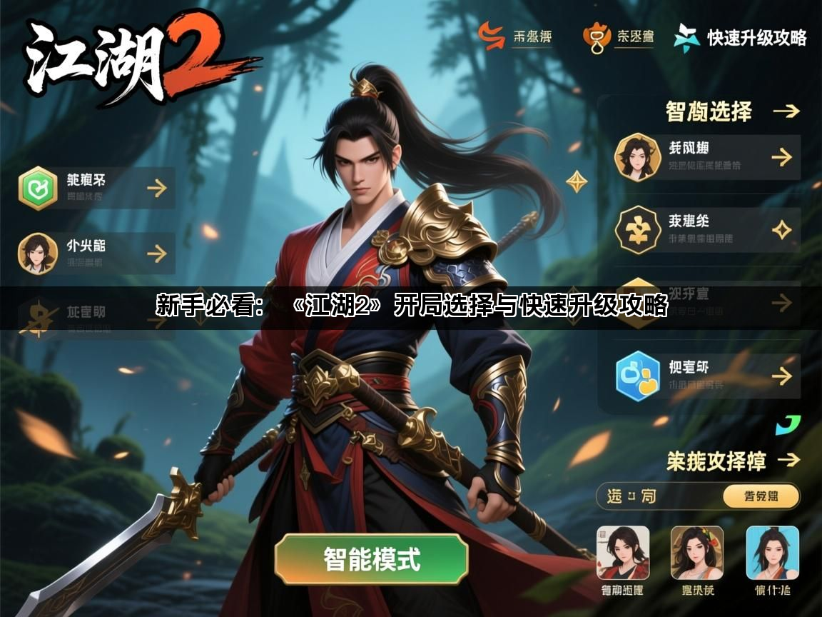 新手必看：《江湖2》开局选择与快速升级攻略(图1)